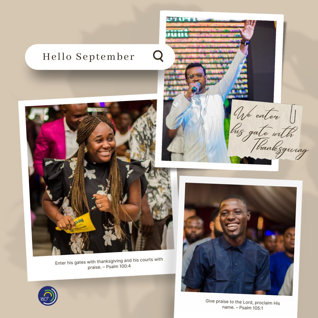 This is why He made us in His image: to praise and proclaim His name forever! 

God, today we want to bring glory to Your name. We want to thank You and live our lives in gratitude for who You are. 

#BeyondExpectation
#RCCG180DYC
#September