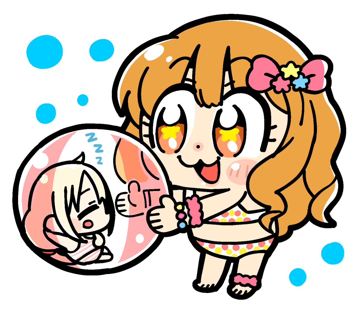 双葉杏 ,諸星きらり 「」|大川ぶくぶ/bkubのイラスト