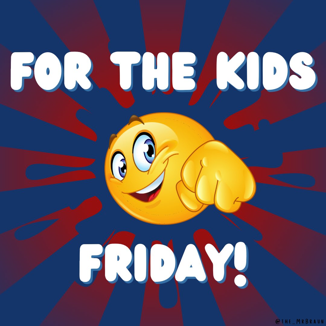 the_MrBraun's tweet image. Happy #ForTheKidsFriday 👊🏽 The long weekend is ahead 😎Instead of thinking of all the things you need to cram into today. Think of what you can do today to make them look forward to the return on Tuesday! 👏🏽 #positivemindset #engagedlearning #joyfulleaders