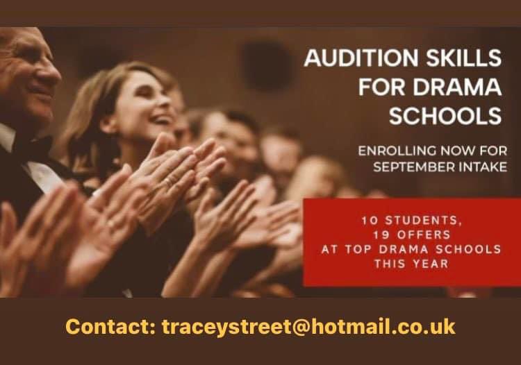 TraceyStreet19's tweet image. WANTING TO APPLY TO DRAMA SCHOOL THIS YEAR? This year my 10 students received 19 OFFERS from top drama schools. I’d love to help you, whether you’ve been struggling to gain a place or it’s your 1st time. With guests who sit on panels for top schools. Starts 5th ‼️#LiverpoolHour