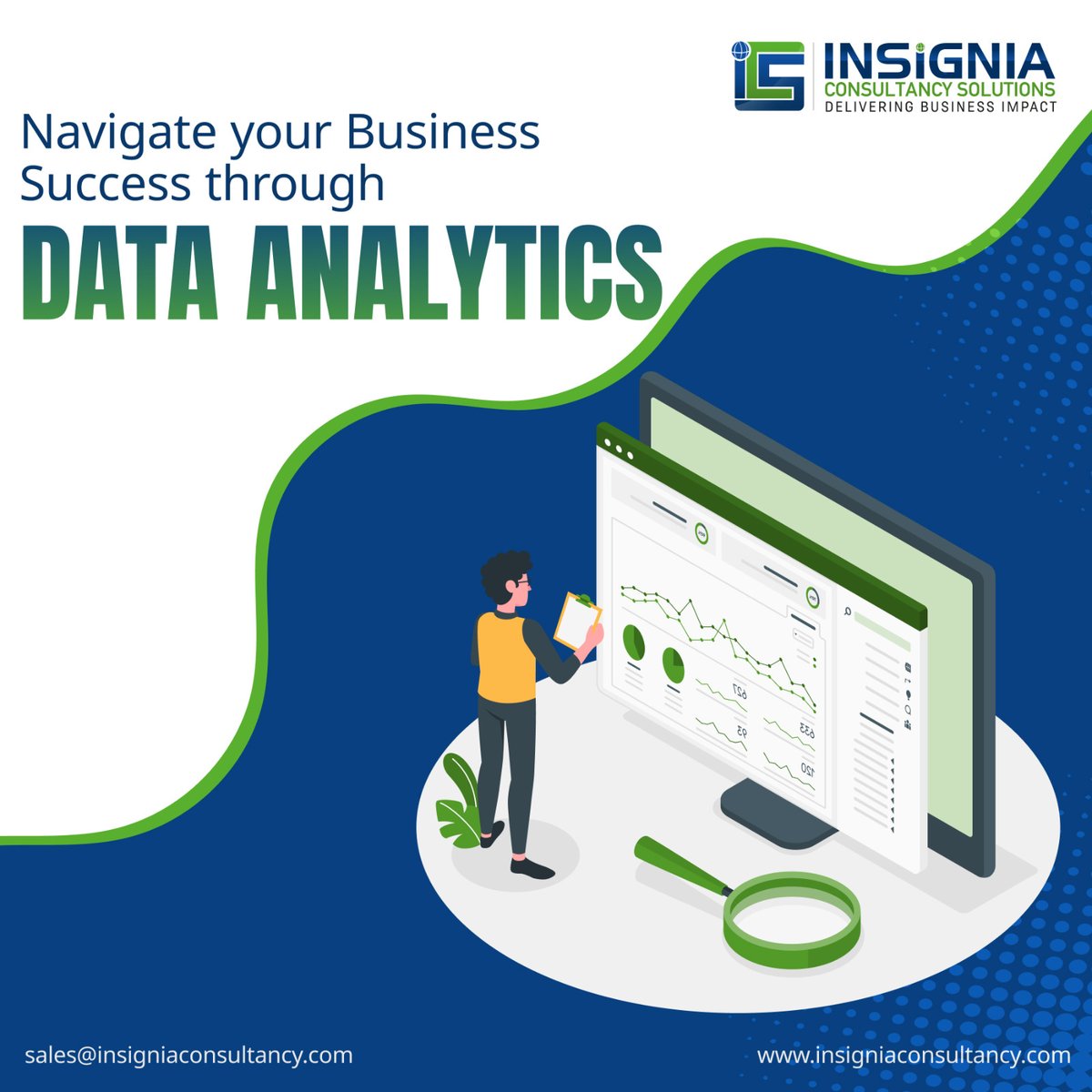 Elevate your business through Data Analytics, the cornerstone to unlocking insights and fueling growth. Our expertise shapes raw data into strategies of action. Let's empower your decisions collaboratively! Get in touch today.

#DataAnalytic #Data #Analytics #BusinessGrowth