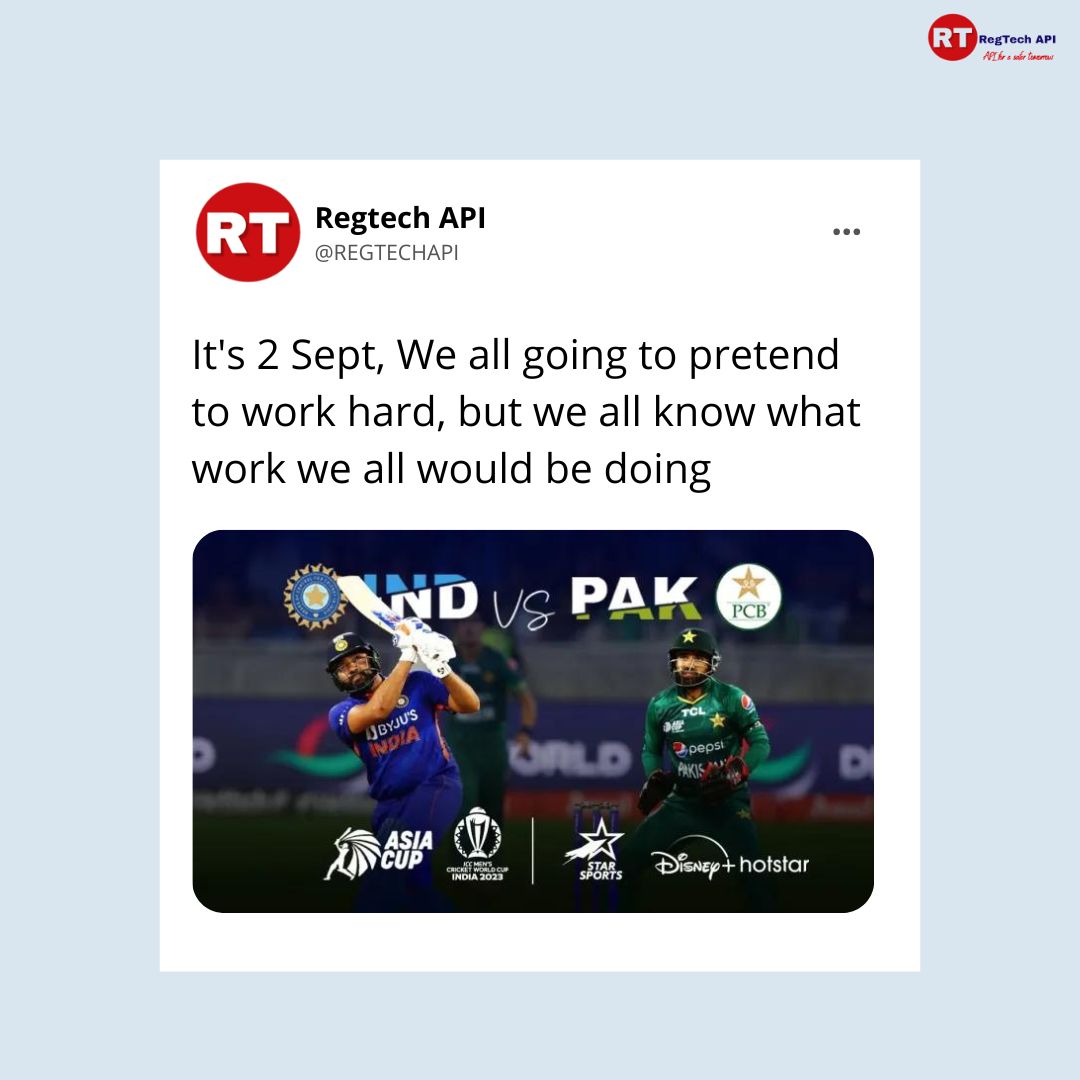 Regtechapi's tweet image. Saturday Smile
Follow #saturdaysmileday for more such posts.
#DocumentVerificationAPI #VerificationSolutionAPI #Verificationapi #bankingapi #fintechapi #apiprovidercompany #PANverificationAPI #CustomerOnboardingAPI #aadharverificationapi #regtech #regtechapi