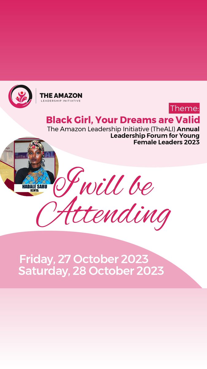 Honored to announce that I've been selected for The Amazon Leadership Initiative's Annual Leadership Forum for Young Female Leaders 2023! . 

🙏 Grateful for this opportunity to grow and learn with incredible leaders. 
#TheALILF2023
 #YoungLeaders 🌐
#BlackGirlYourDreamsAreValid