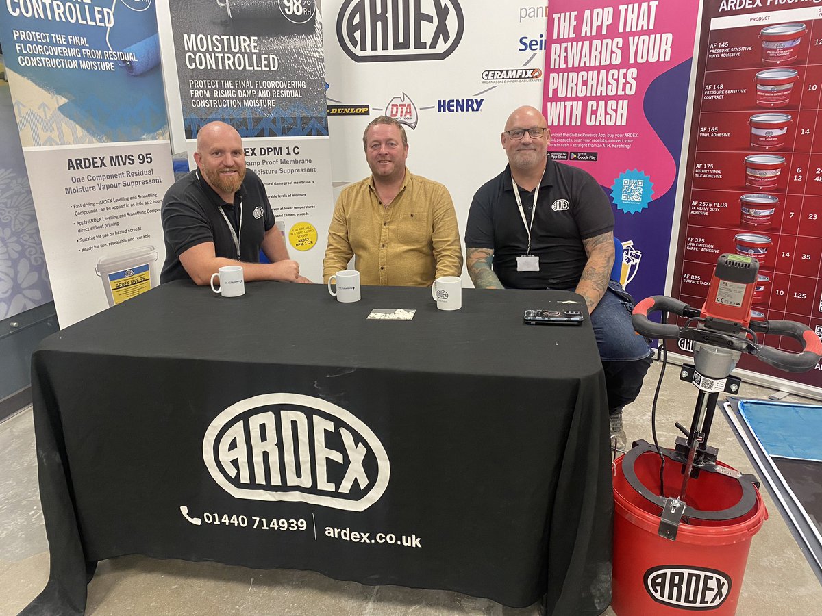 Great day at @ARDEXUKFlooring