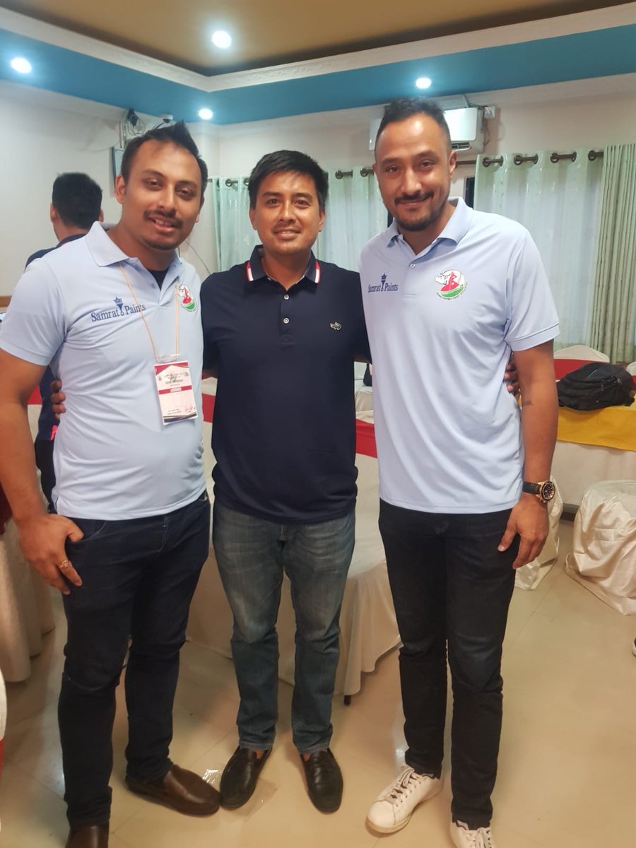 gyanu_gm11's tweet photo. Huge congrats to @paras77 on his election as the Chair of the Bagmati Province Cricket. It's an exciting moment for #NepalCricket. I BELIEVE YOUR pivotal role will elevate our cricket to new heights of glory. Wishing you all the success &amp; brilliance in your new innings, Paras! https://t.co/CuOW6T3EJ8