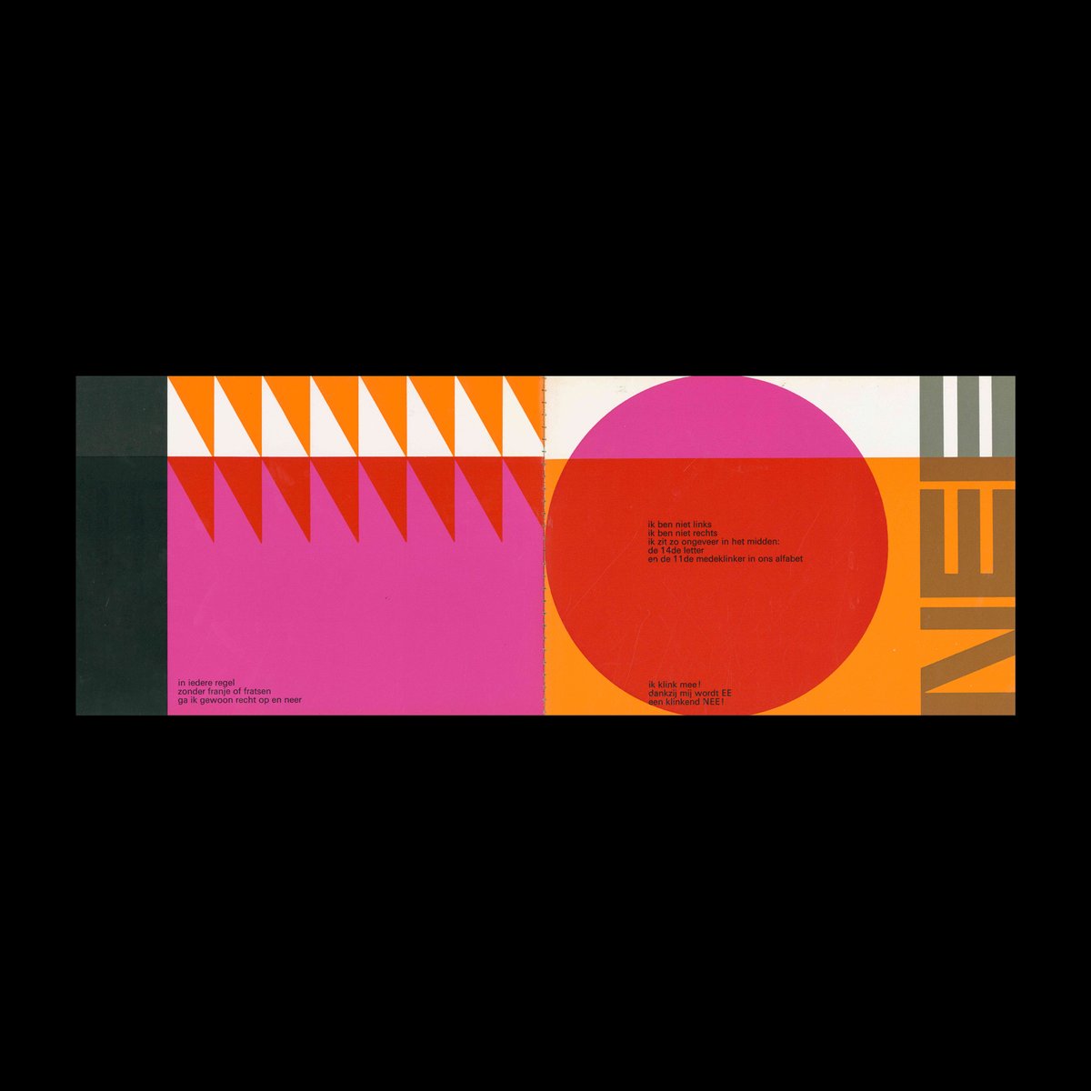DesignReviewed's tweet image. One of my newest additions to the archive and one of my favourite pieces of design ever! Remco Campert, ‘De letter … n’, Drukkerij W.C. den Ouden, 1966. Designed by Wim Crouwel designreviewed.com/artefacts/remc… #wimcrouwel #graphicdesign #typography