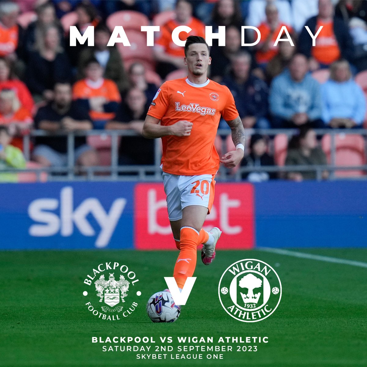 𝐁𝐚𝐜𝐤 𝐚𝐭 𝐡𝐨𝐦𝐞...

🆚 <a href="/LaticsOfficial/">Wigan Athletic</a> 
🏟️ Bloomfield Road
⏰ 3pm KO
🎫 Available to previous purchasers.

🍊 #UTMP
