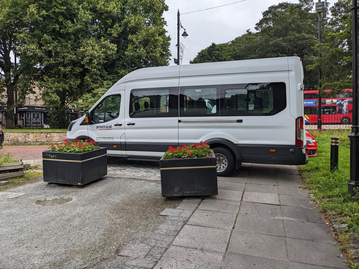 Mooobys's tweet photo. @PracticalHQ is this one of your vans HV66 RAX??

Great parking, blocked off the entire path so people with mobility issues can't  access our building. https://t.co/b2w6BrAK2E