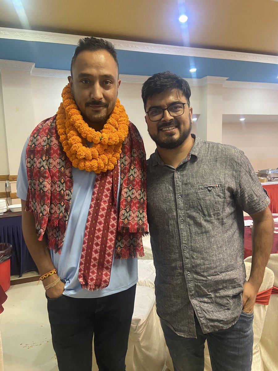 TimalsenaSachin's tweet photo. Congratulations @paras77 Da! Quitting cricket despite being inform wasn't an easy decision for you. But winners think differently and you risked all the comfort of your life for the betterment of Nepal cricket. 

Your victory is the beginning of a new era, an era in which cricket will be built, loved and celebrated, more than ever. Congratulations to the new president of Bagmati Province Cricket Association.

A new Dawn!