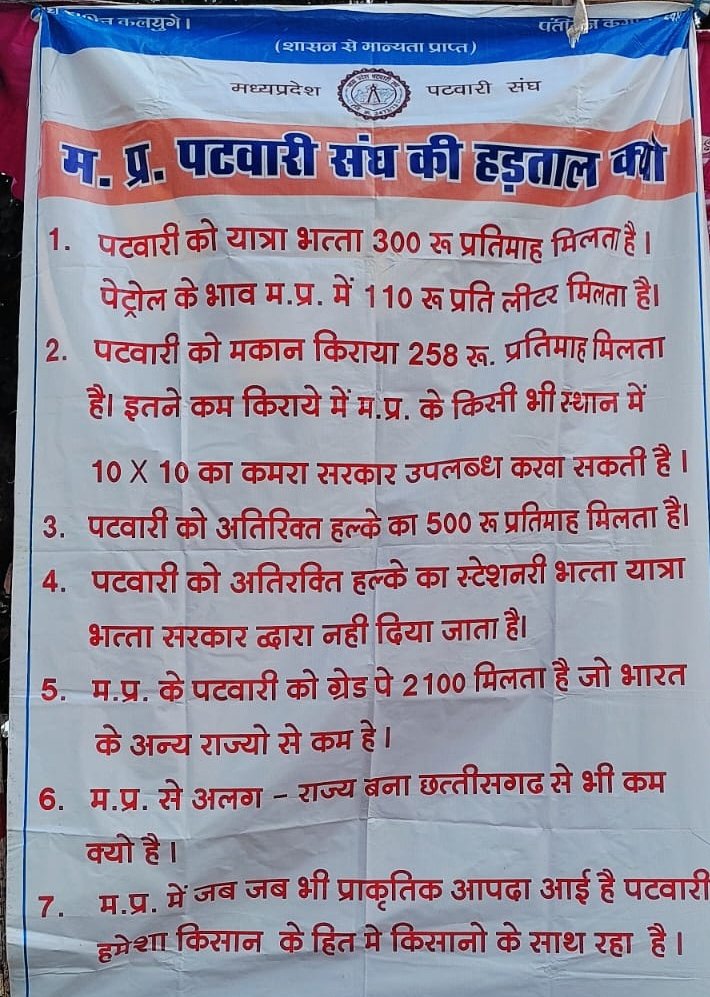 <a href="/aajtak/">AajTak</a> <a href="/ChouhanShivraj/">Shivraj Singh Chouhan</a> <a href="/TheLallantop/">The Lallantop</a> <a href="/AbpGanga/">ABP Ganga</a> 
<a href="/ndtvindia/">NDTV India</a> <a href="/GovindSingh_R/">-</a> 

#2800_grade_pay 

25 सालो से ठगा महसूस कर रहा पटवारी कब सुनी जाएगी हमारी