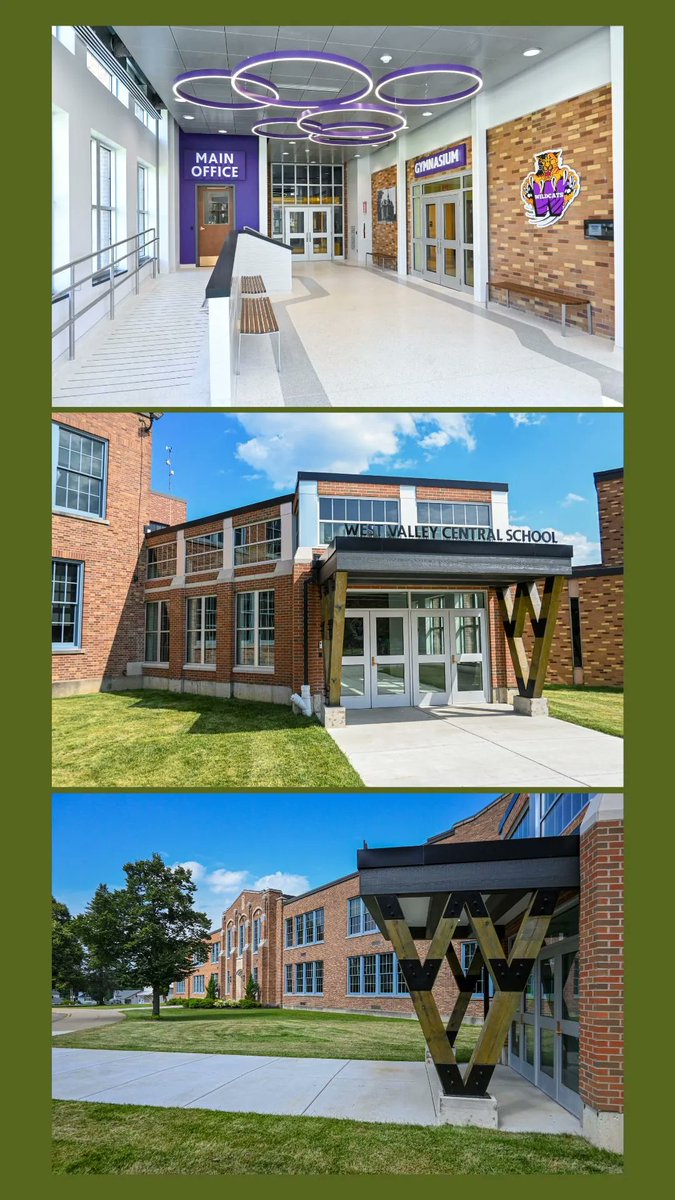 Young + Wright Arch (@youngwrightarch) on Twitter photo Get a glimpse of West Valley's modernization: a new secure entry, revamped Main & District Offices, and an entrance that boldly showcases the 'W' & 'V' initials in its canopy design!
<a href="/WestValleyCSD/">West Valley Central School</a> Get a glimpse of West Valley's modernization: a new secure entry, revamped Main & District Offices, and an entrance that boldly showcases the 'W' & 'V' initials in its canopy design!
<a href="/WestValleyCSD/">West Valley Central School</a>