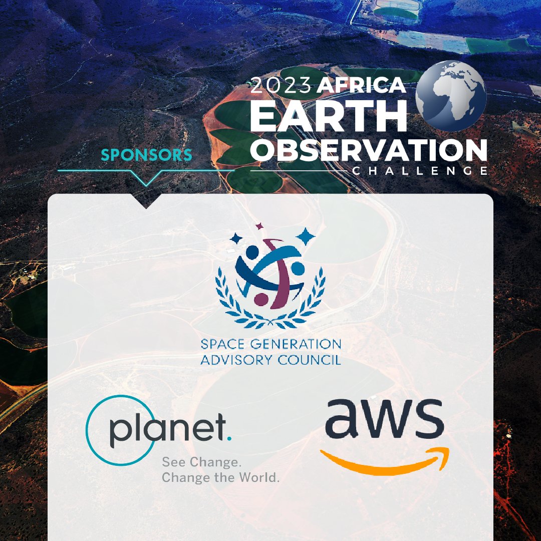 Meet more partners of Africa Earth Observation Challenge 2023: Planet, AWS, and Space Generation Advisory Council. They drive Earth imaging, cloud innovation, and space connection for a better world. 🌍🛰️ #eodata #innovation #africa #spacetech #entrepreneur