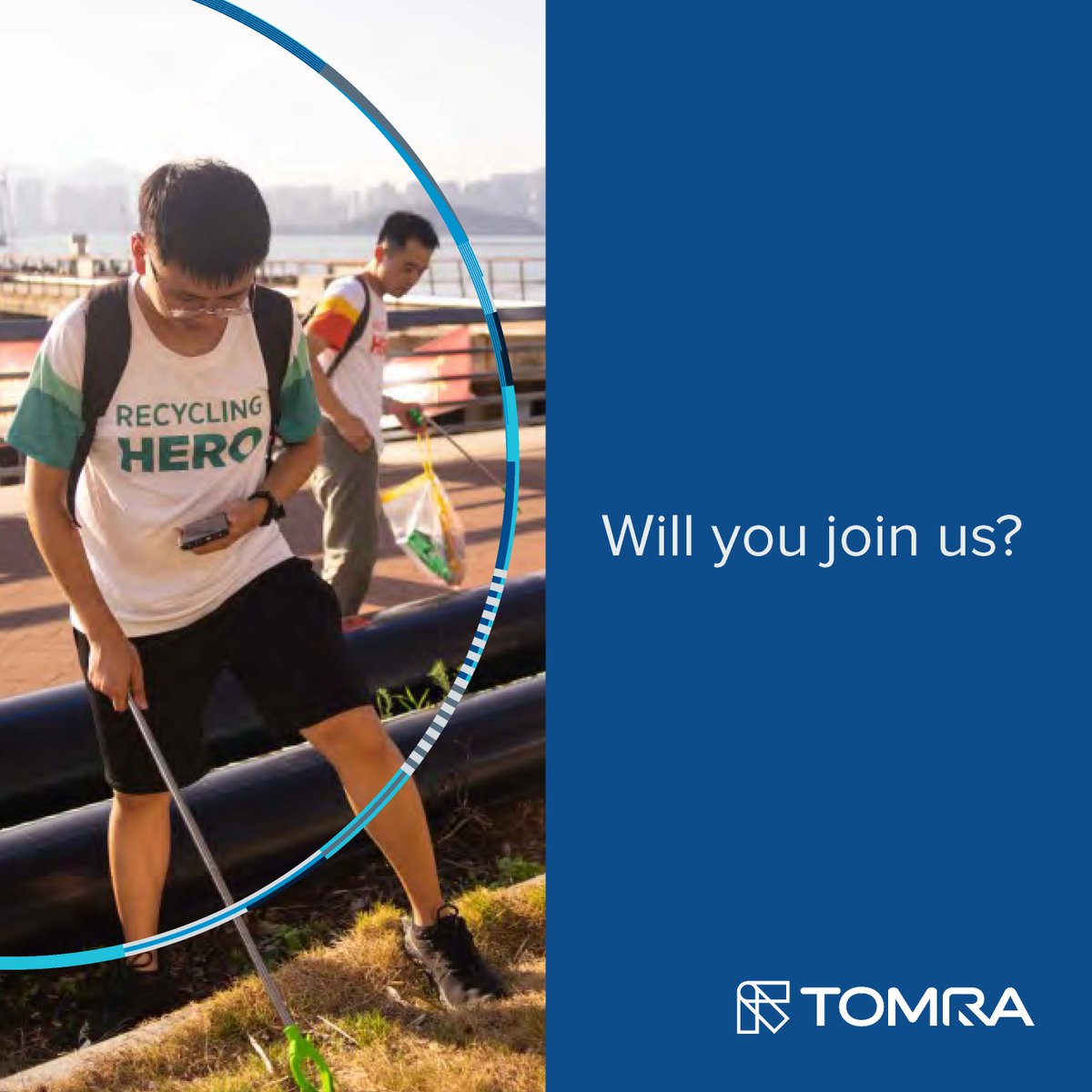 TOMRARecycling's tweet photo. TOMRA employees #MakeEveryReourceCount this September by cleaning up their local communities all around the world. 🌎We will collect litter and ensure its proper disposal, as part of our mission to create a #WorldWithoutWaste. ♻
Get inspired: https://t.co/9d43kucrHb @TOMRAGroup https://t.co/M0HgTnejMs