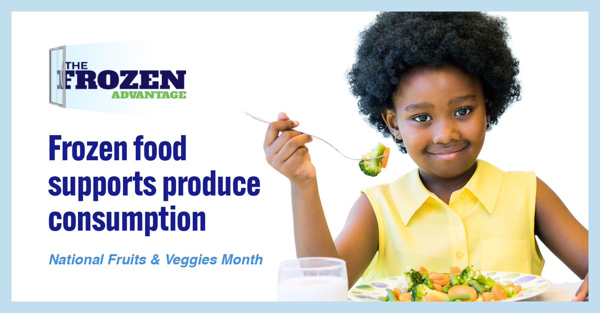 AFFI's tweet photo. Happy #Fruits &amp; #Veggies Month! DYK nearly half of all children ages 1-5 don't eat a single veggie on a daily basis? Having frozen fruits and veggies on hand makes it easier to eat more produce and it's just as nutritious!

Learn more during #NFVM2023 >> https://t.co/2S2xbOCKMa https://t.co/gVaigMnTnb
