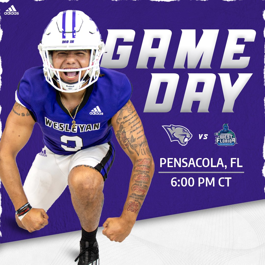 Don’t look now, but the Panthers are 𝘽𝘼𝘾𝙆 🐾 🆚 No. 7 West Florida 📍 Pensacola, FL 🕕 6 PM CT 📊 bit.ly/3L13Aaz 📺 bit.ly/44HcvVK 🎟️ bit.ly/44ugdlb #OneTeamWesleyan | #ForTheW