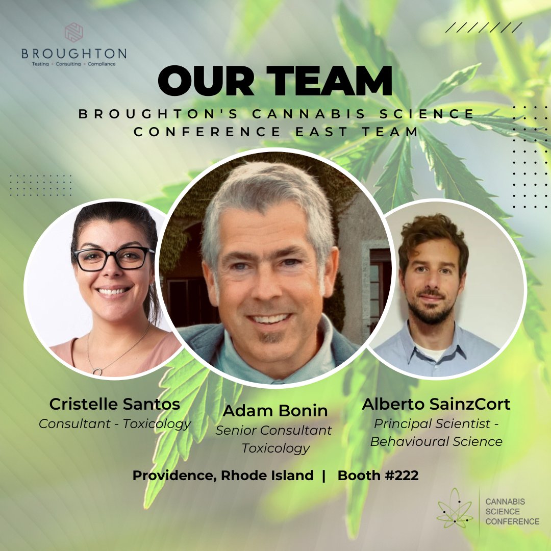 BroughtonLabs's tweet photo. Our team will be at the Cannabis Science Conference East in Rhode Island from 21-22 September. 

For more information on how Broughton can bring help bring your cannabis products to market, arrange a meeting here:

https://t.co/Ek3dOFVt4M

#cannabisscience #cannabisindustry #CSC https://t.co/5hWLwyRRyL