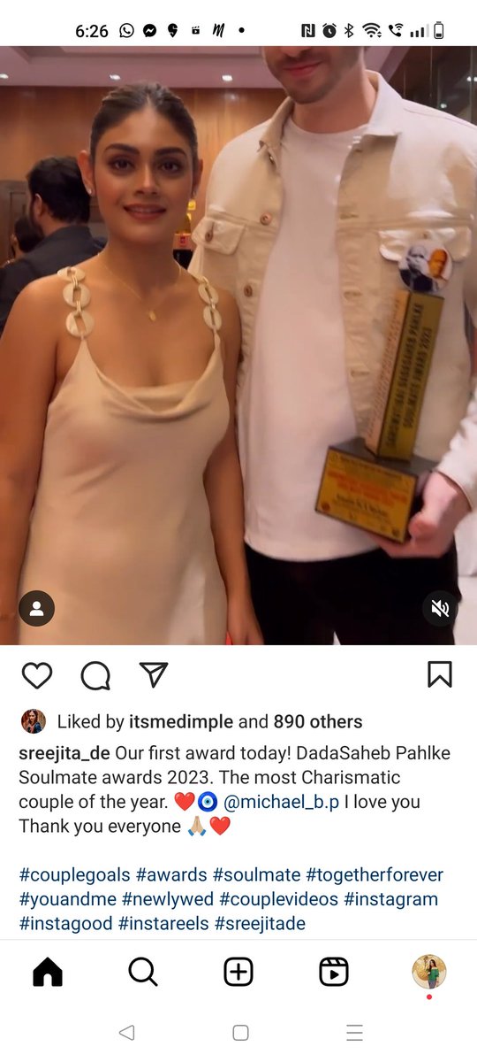 Dada Shaheb Phalke soul mates award 😭😭😭😭