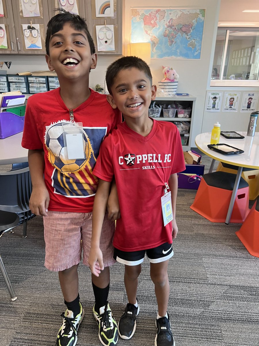 From our connection circle this morning: “We love playing soccer!!” Friendships are forming in Y3B!