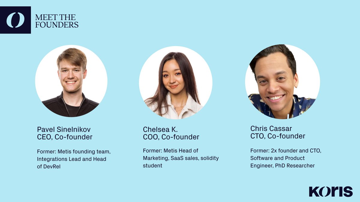 MetisFdn's tweet photo. Youโve heard a lot about #EcoNode KORIS & itโs mission to build transparent payment infra for the #CreatorEconomy ๐คณ
But now itโs time toโฆ
๐ฅMeet the brains behind @korisdac! ๐ฅ https://t.co/J7WMPl9mOr