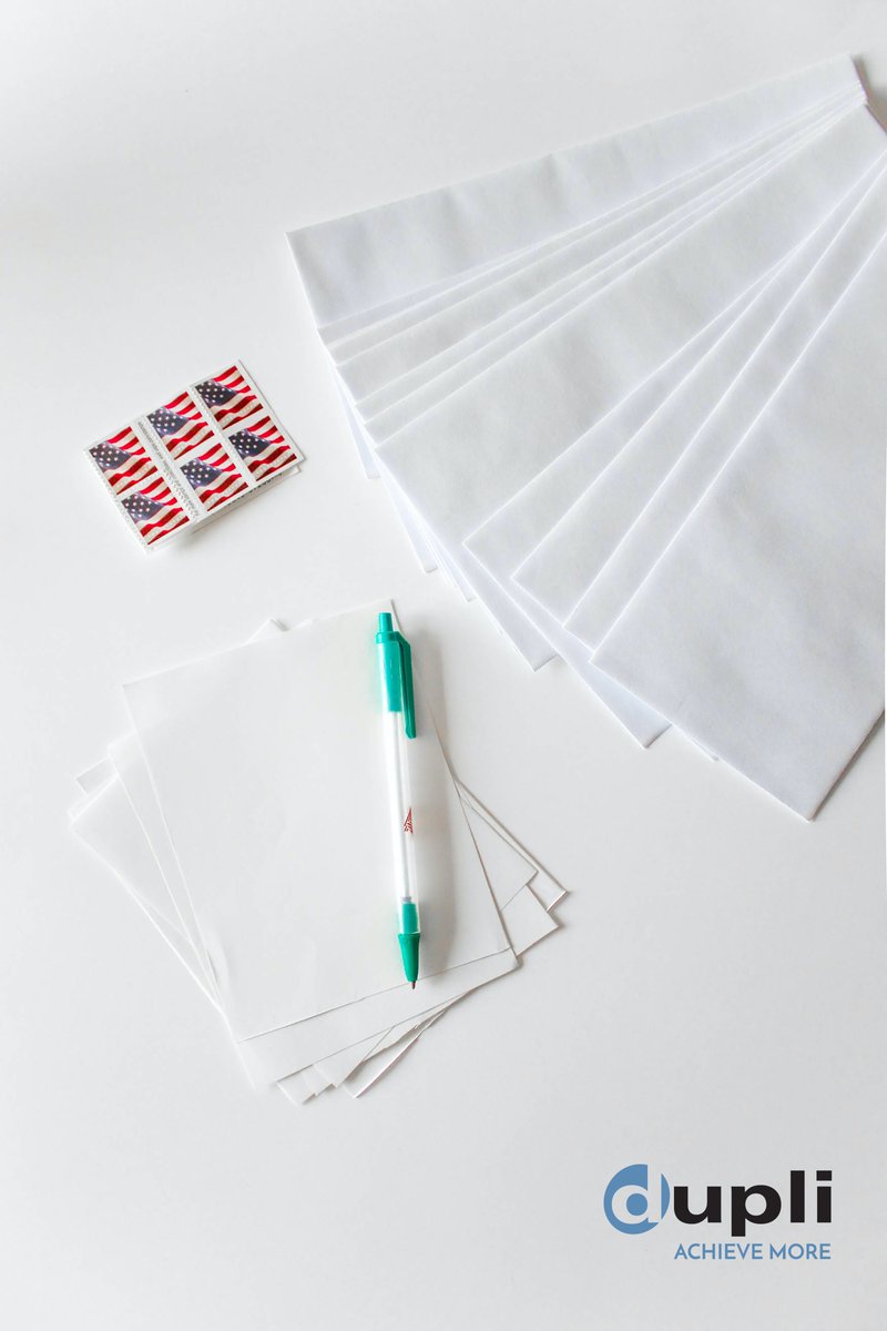 DupliOnline's tweet photo. Happy #WorldLetterWritingDay! We encourage you to spend a few minutes this holiday weekend to write a letter. https://t.co/Pi4wgDnzai