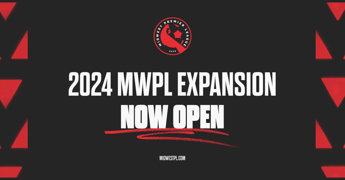 The 2024 𝟐𝟎𝟐𝟒 𝐌𝐖𝐏𝐋 𝐄𝐱𝐩𝐚𝐧𝐬𝐢𝐨𝐧 𝐖𝐢𝐧𝐝𝐨𝐰 is now open!

Applications can be submitted up until the deadline on December 31st.

Come join the greatest league in the 𝘶𝘯𝘪𝘷𝘦𝘳𝘴𝘦: midwestpl.com/membershipinfo