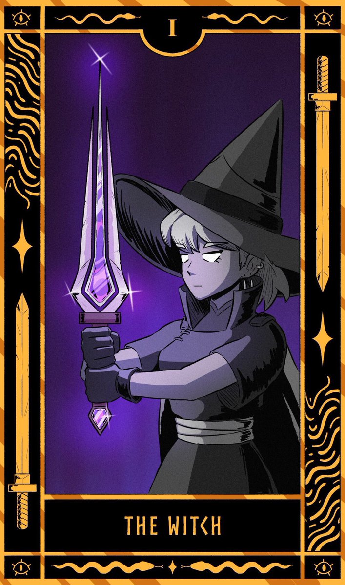 Day 1 : The witch 
( ・∇・)
#swordtember2023 #swordtember #artmoots #illustraion #artchallenge #digitalart #conceptart #sword #arttwt