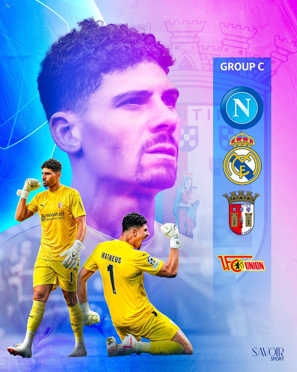 SportSavoir's tweet photo. Ecco i sorteggi dei nostri ragazzi nei gironi di @ChampionsLeague ed @EuropaLeague ✨😍

Good luck guys! 👏🔜

#SavoirSport #UCL #UCLdraw #UEL #UELdraw #Matheus #DiogoLeite #RuiSilva #MK24 https://t.co/xmLDDcUW3T