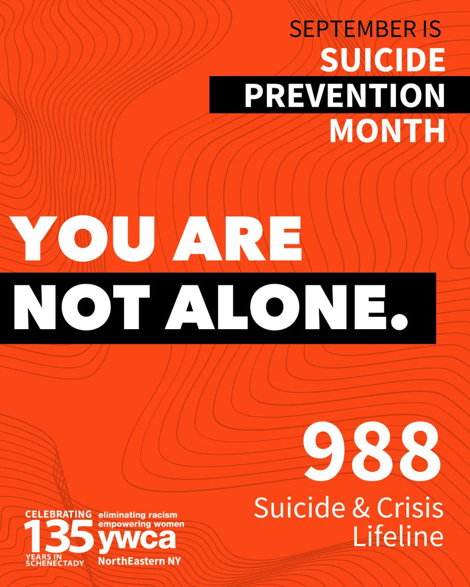 You are not alone. We can all help prevent suicide. The 988 Lifeline provides 24/7, free and confidential support for people in distress, prevention, and crisis resources for you or your loved ones. 

Save the number, save a life. #suicidepreventionmonth