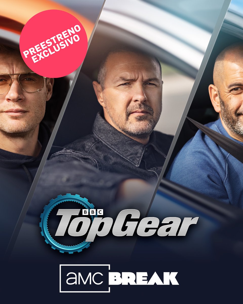 AMCBreakES's tweet image. Comprueba espejos, coloca bien el asiento y ponte el cinturón porque... ¡Esto arranca! 🚗 💨

No esperes más y disfruta antes que nadie del estreno de #TopGear en #clubbin, el club de AMC BREAK 👉🏼 bit.ly/3QXWQy1