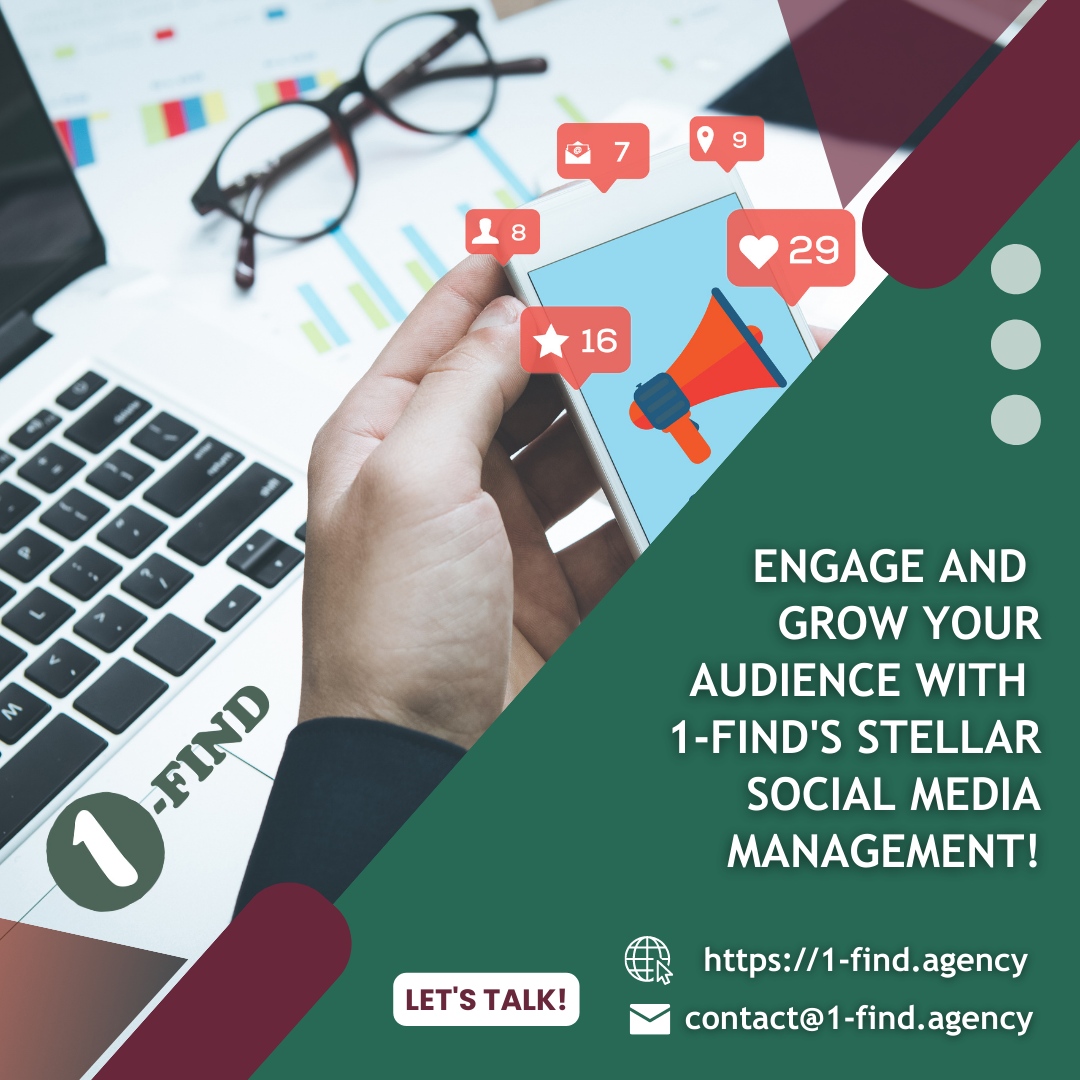 1findservices's tweet image. 🚀🌐 No more headaches searching for the right #agency. We've mastered social media management and more to give your #business an edge.

With #1FIND, you'll get top-notch service and real #results. Avail our services today! 💪📈