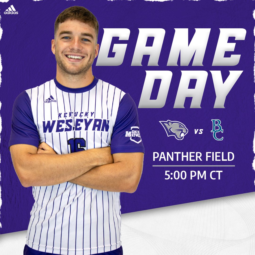 kwcmenssoccer's tweet photo. It’s the day you’ve all been waiting for….it’s 𝔾𝔸𝕄𝔼𝔻𝔸𝕐 🐾 

🆚 Berea
🏟️ Panther Field
🕔 5 PM CT
📊 https://t.co/FCqTFq2cXV
📺 https://t.co/7StjxtxBD5

#OneTeamWesleyan | #ForTheW https://t.co/ZgW3L2utEj