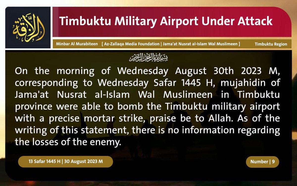 #mali Sytuacja mieszkańców Timbuktu jest coraz trudniejsza. Dżihadyści zablokowali niemal wszystkie dostawy żywności, której ceny w mieście znacząco wzrosły. Rośnie też aktywność militarna dżihadystów.