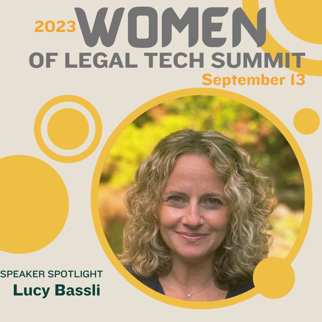 🚀Lucy Bassli (bit.ly/3KT3ykR) will be  sharing insights on "Delegation is the Secret to Success" at the 2023 #WomenofLegalTech Summit. Let's celebrate women in legal tech, learn together, and break down barriers! bit.ly/3zx5AkK 🎉 #ABA #WomenRainmakers