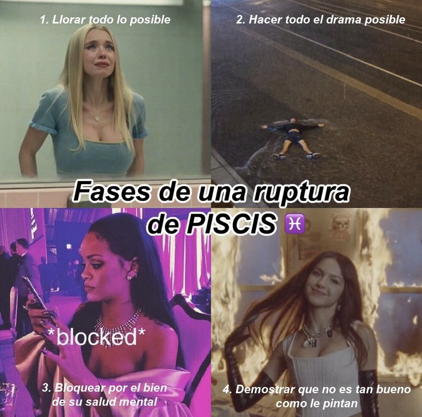 piscis_hn's tweet photo. Fases de una ruptura de #Piscis ✨🔮✨ #horoscoponegro https://t.co/Iaz6llTJO6