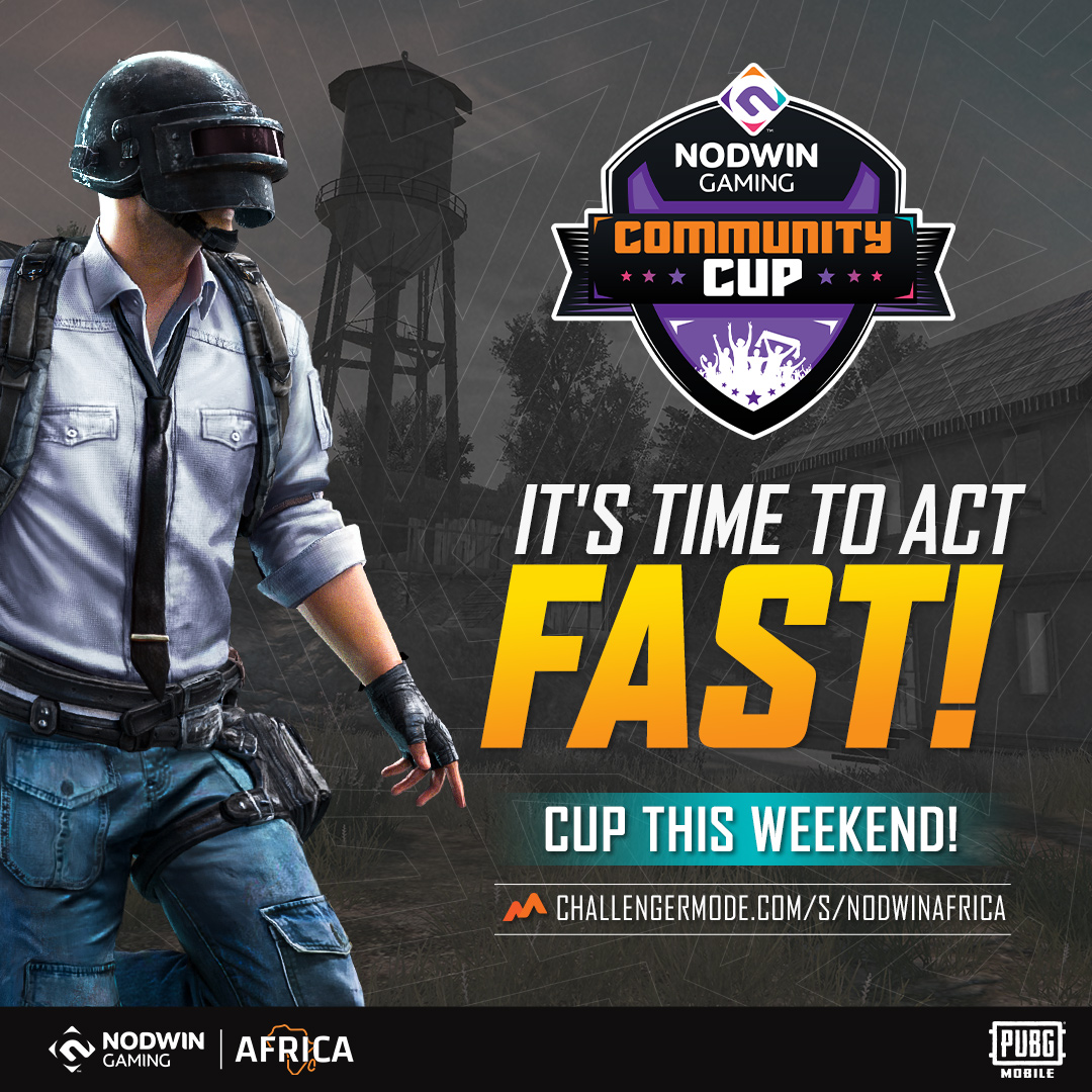 Hurry! Few hours before the registration ends &amp; we begin with the #pubgm solos cup 🏆

Register now! 
👉🏽 challengermode.com/s/nodwinafrica

#nodwinafrica #communitycup #Pubg #Pubgmobile #pubgm #gamingtournament #esports #gamingcommunity #gamingevent #pubgmafrica