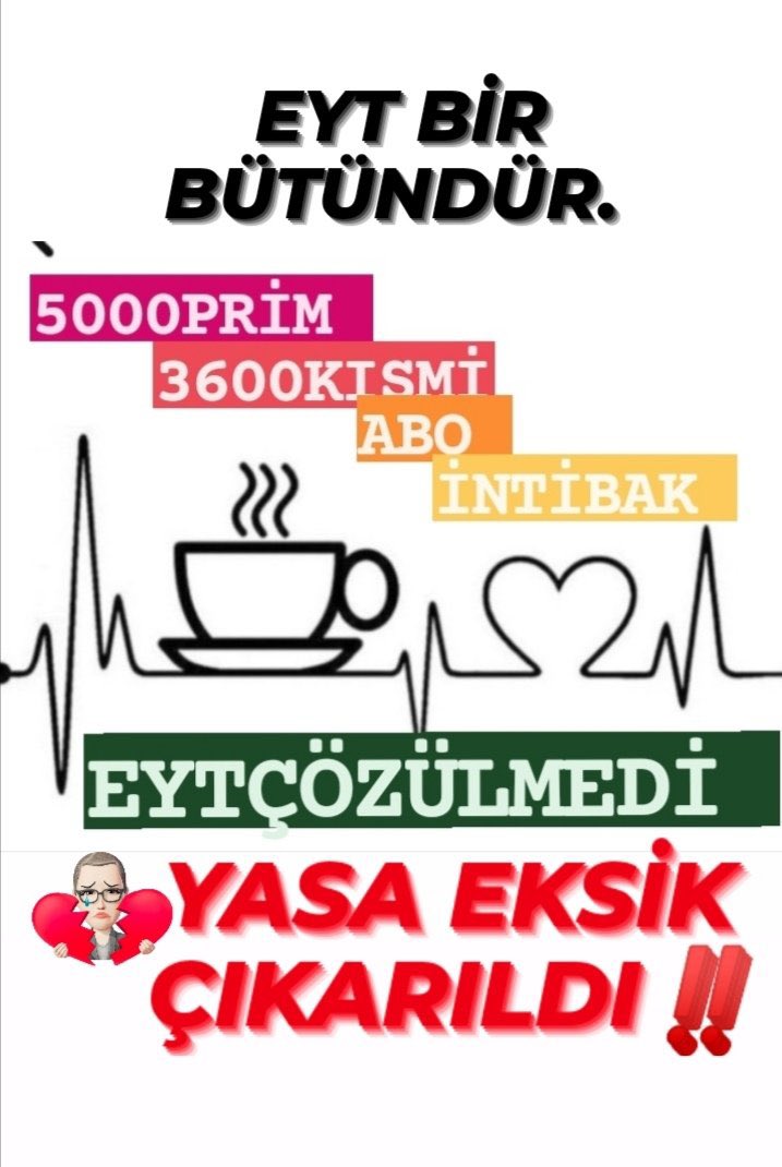galacticos0258's tweet photo. Biz HALKIZ❗️
Biz VATANDAŞIZ❗️
Biz EMEKÇİYİZ❗️
Biz ANA-BABAYIZ❗️
Biz bu vatana HİZMET edenleriz❗️
Biz bu ülkenin ÖZ EVLADI, MİLLETİN kendisiyiz❗️
Biz YASA MAĞDURUYUZ❗️
Biz ötelenmesi değil,
ÖNCELİK verilmesi gerekenleriz❗
👇👇👇‼️‼️‼️👇👇👇@isikhanvedat 
#5000KısmiEYTdir https://t.co/RAMgXllJqO
