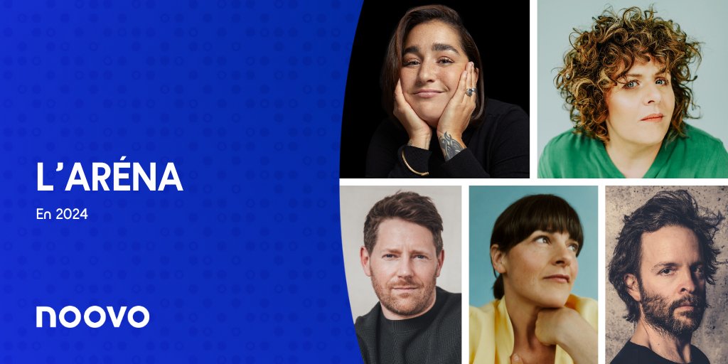 noovo_ca's tweet photo. Mariana Mazza sera entourée de Valérie Blais, Éric Paulhus, Sophie Cadieux et Marc Beaupré qui s’ajoutent à la distribution de notre une toute nouvelle comédie à sketchs ! 🥳💙
L'Aréna, à voir en 2024 sur Noovo et https://t.co/EM0oCs2pnp.  

#arena #noovo @EntourageCie https://t.co/DaVZ9N8V1w