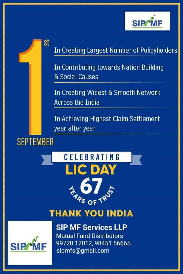 SIP_MF_LLP's tweet photo. "Securing your future, celebrating your present. Happy LIC Day! 🎉💼 #LICDay #SecureFuture" #LIC #lifeinsurance ##financialplanning #insurancepolicy #financialsecurity #happylicday https://t.co/lOwvh24CA2