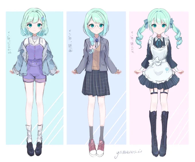 #ステラアートお着替えの妄想らくがき 