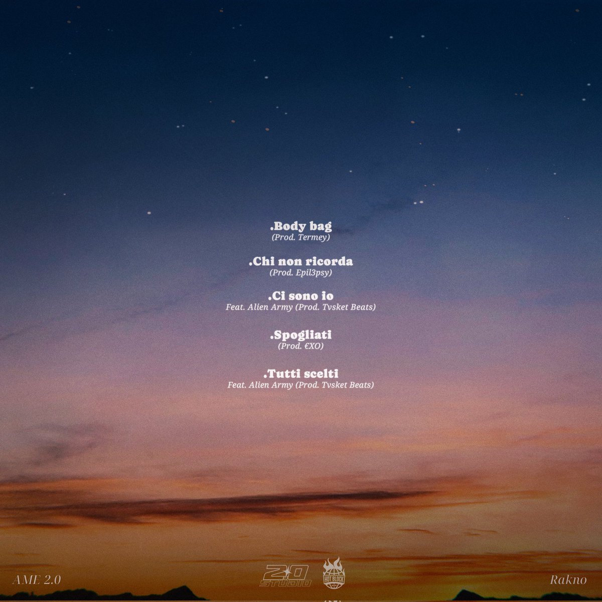 .Noisetalgia 
Official cover e tracklist