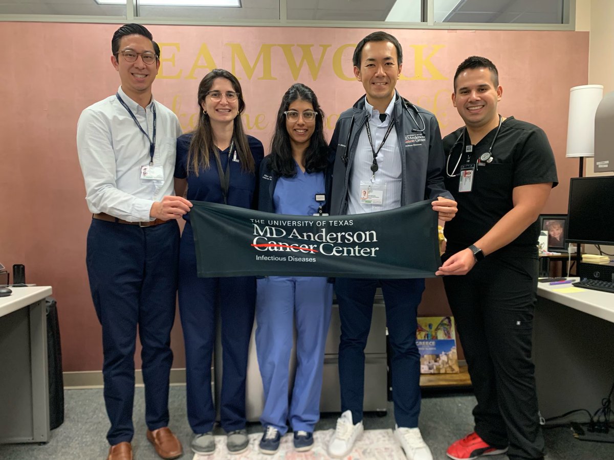 Takahiro Matsuo (Taka), MD (@takamatsuo_id) on Twitter photo I truly enjoyed learning during the stem cell transplant-ID rotation <a href="/MDAndersonNews/">MD Anderson Cancer Center</a> this month with <a href="/MarilyneDaher1/">Marilyne Daher</a> under <a href="/eduardo_yepezg/">Eduardo Yepez Guevara</a>!
@UT_Infectious <a href="/BCMIDFellowship/">BCM ID Fellowship</a> #TxID I truly enjoyed learning during the stem cell transplant-ID rotation <a href="/MDAndersonNews/">MD Anderson Cancer Center</a> this month with <a href="/MarilyneDaher1/">Marilyne Daher</a> under <a href="/eduardo_yepezg/">Eduardo Yepez Guevara</a>!
@UT_Infectious <a href="/BCMIDFellowship/">BCM ID Fellowship</a> #TxID