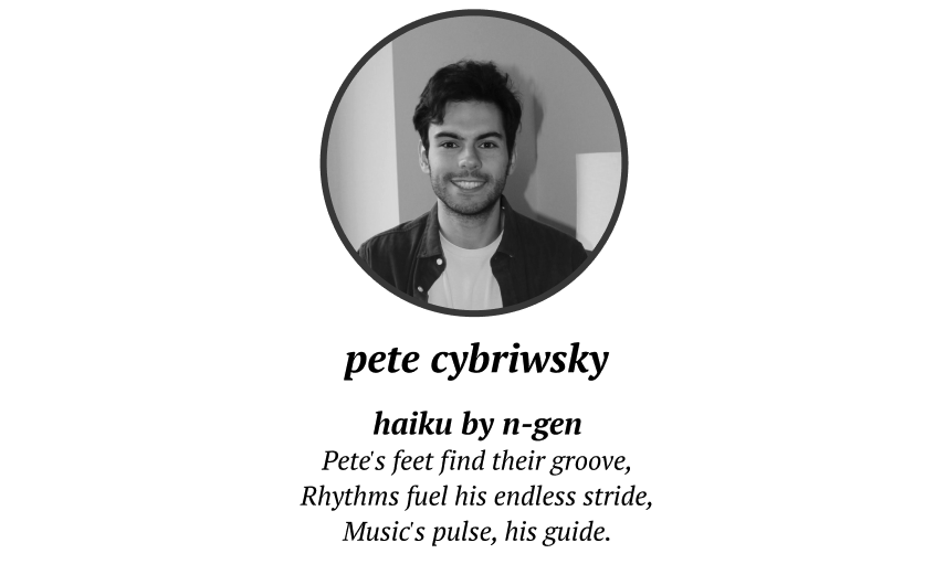 _re_pete's tweet photo. GM ☀️

I'm exploring AI generated outputs on n-gen based on my #Spotify and #Strava data.

With #AI, I'm able to create a short bio or poetry based on my love of electronic and rap music as well as running.

What do we think? Would you like to see yours? 

#GenerativeAI #ngen https://t.co/4vUq7gkWvP