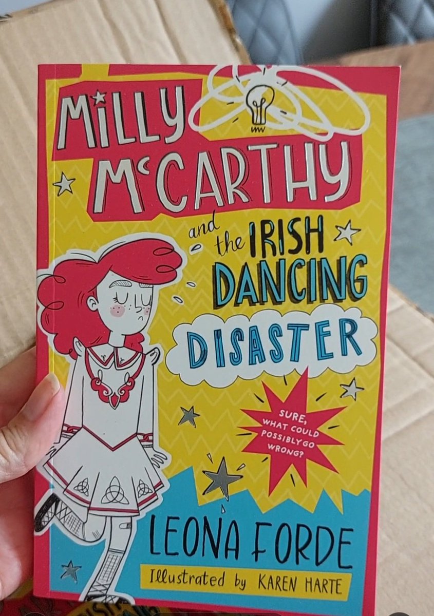 TA DA! Book 2 of the Milly McCarthy series, Milly McCarthy and the Irish Dancing Disaster, illustrated by the amazing @KarenHarte and published by @Gill_Books is out on Sept 14th. Let the mayhem commence! #kidsbooks #middlegrade #DiscoverIrishKidsBooks