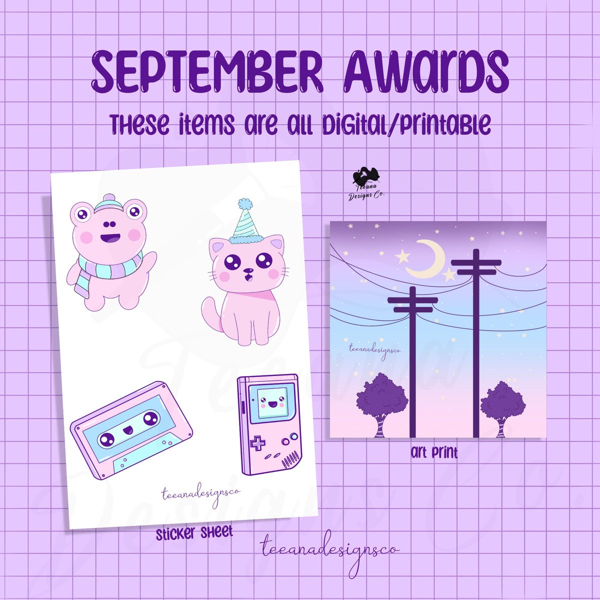 teeanadesignsco's tweet photo. :) september membership theme! :)
           "purples, pinks, and blues"

— sign up from the 1st to 30th of september to the fairy babes tier via my kofi account to get the september awards

✿ art print
☻ sticker sheet

♡ kofi membership: https://t.co/GZUIo38XHb https://t.co/Oe9EbUwP7P
