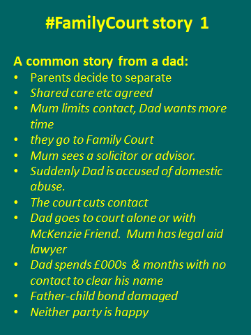 Terrible stories from Family Court are hardly reported as people are not allowed to talk about their own case!
Re-post if you think more people should know about this.