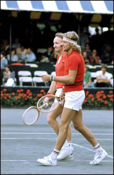 September 1, 1975: Bjorn Borg, 19, ends the Rod Laver era at the @USOpen, defeating the 37-year-old 61 64 26 62 in the round of 16 in Laver’s final U.S. Open match. Says Laver after the loss, 'I’ve had my shakes over the years. It’s time for the younger players to take over.”