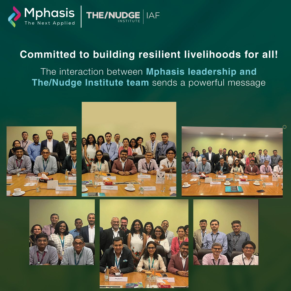 The/Nudge is an action institute dedicated to achieving a poverty-free India in our lifetime, and Mphasis is honored to be involved as the Founder and Patron of this organization. We actively support two vital programs: the Social Entrepreneurship program and the Indian