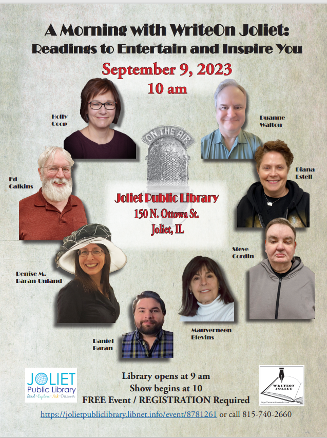 A Morning with WriteOn Joliet: Readings to Entertain and Inspire You <a href="/JolietLibrary/">Joliet Public Library</a>
#BryonySeries #WriteOnJoliet #radioplay #authorevent #humor #inspiration
bryonyseries.blogspot.com/2023/08/a-morn…
