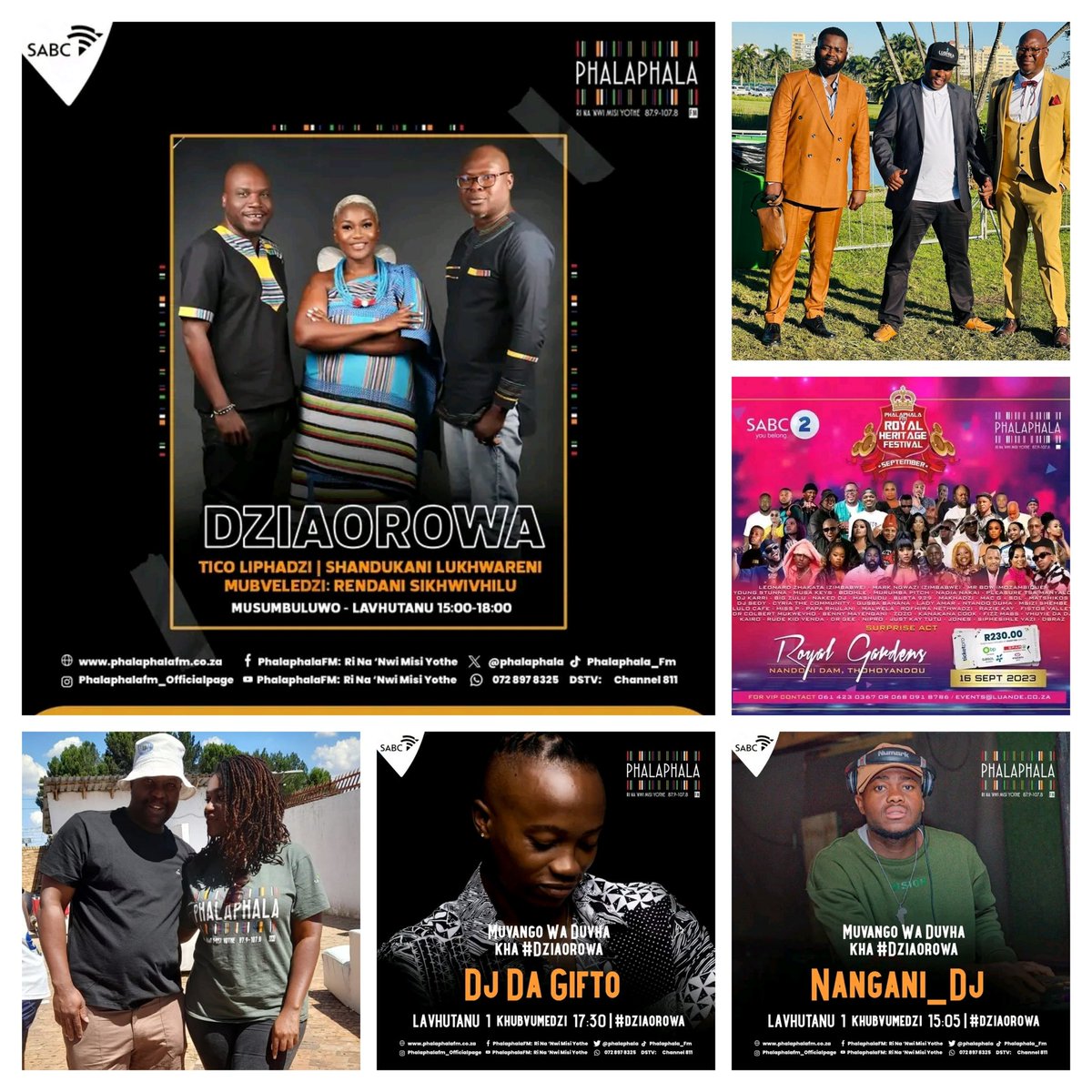 deep_renzo's tweet photo. Sanga misi ri rothe nga hafha Tembisa kha Mbekanyamushumo ya #Dziaorowa326pm na @Ticoliphadzi @shandu_vele na Mubveledzi @Rendys123 Musumbuluwo u swika Lavhutanu kha @Phalaphala FM
#TGIF
#Muvango
#Azisheeeeeeeee🎶🎼🎵📻🎙️🎧🔥🔥🔥🕺🏿🕺🏿🕺🏿💃🏿💃🏿💃🏿 https://t.co/FKYKwDyO41