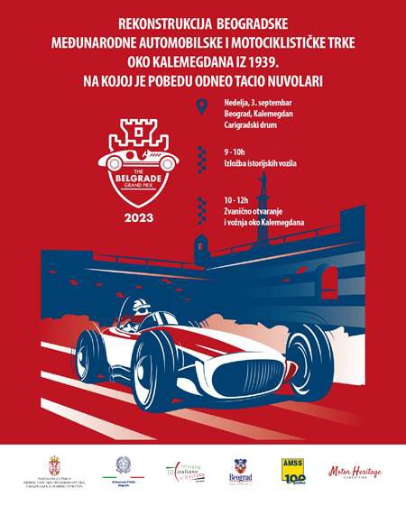 gori_luca's tweet photo. U nedelju 3. septembra na Kalemegdanu, sa početkom u 9, rekonstrukcija sa oldtajmerima 🇮🇹🇷🇸🇸🇮 trke Velike nagrade Beograda 3. septembra 1939. godine, koju je osvojio legendarni Tacio Nuvolari. Čekamo vas #MGSI #AMSS @IICBelgrado #motorheritageconsulting #GradBeograd https://t.co/h11M0l9AFj